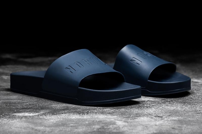 Navy Nobull Blush Slide Women's Slides | CA C1822T